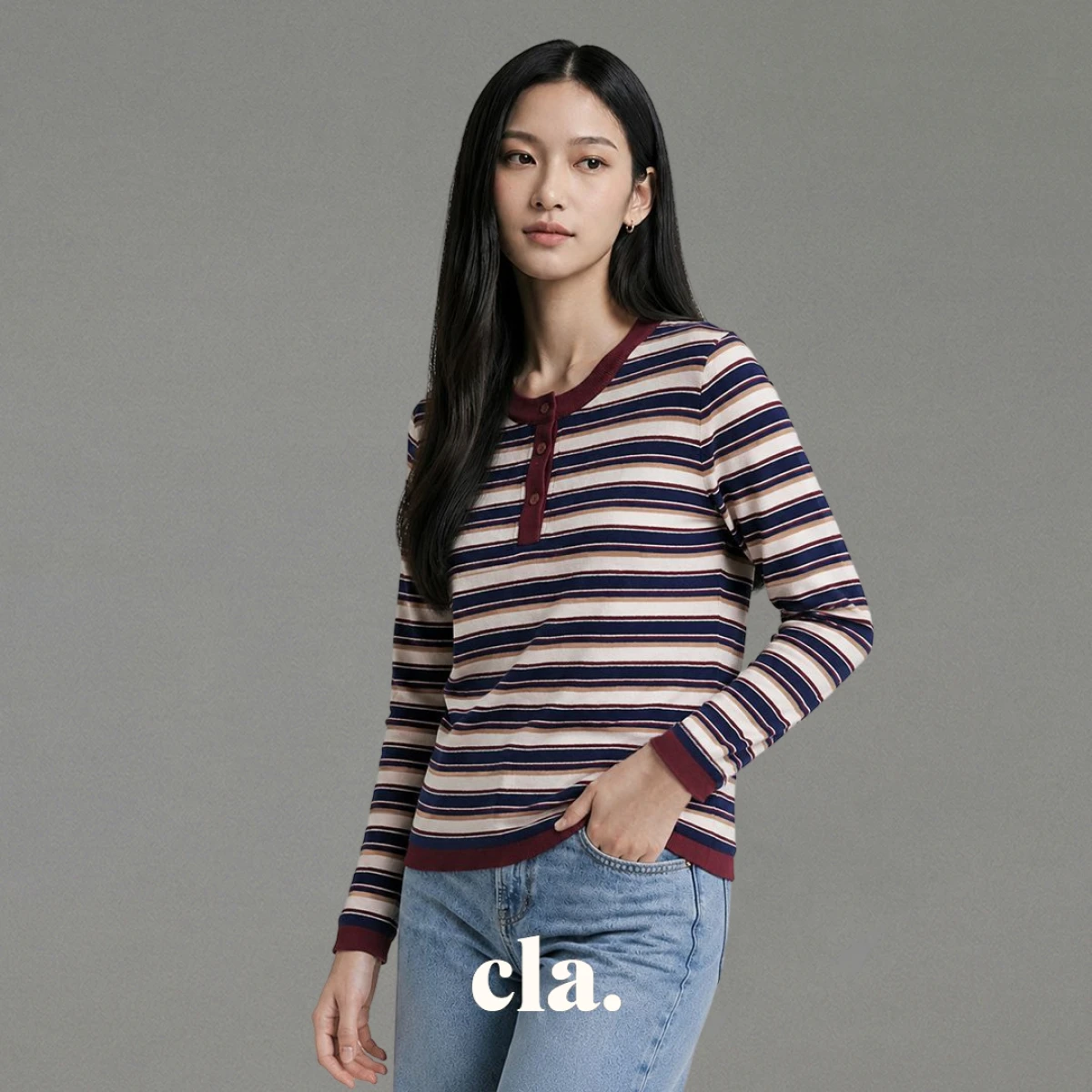 Celline Stripe Top