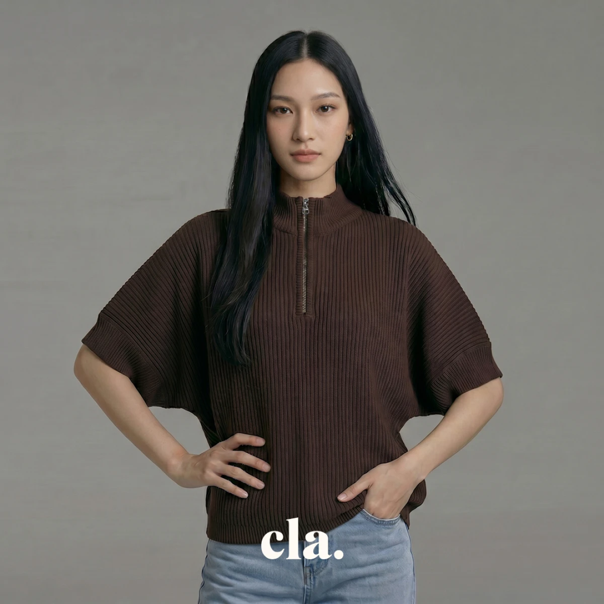 Clarissa Half Zip