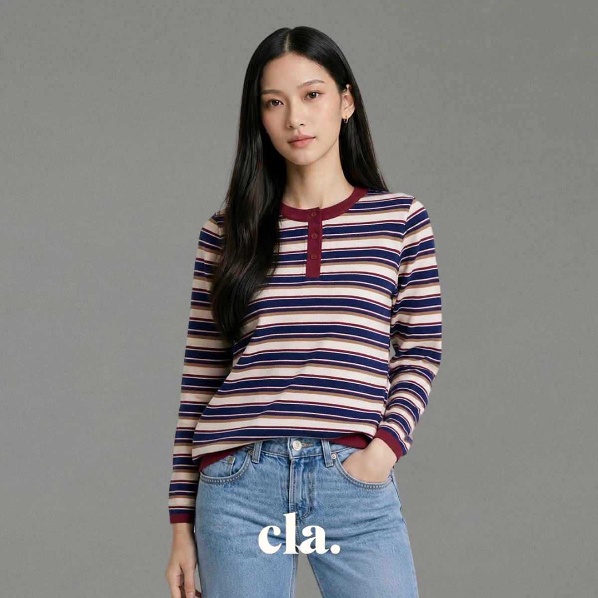 Celline Stripe Top