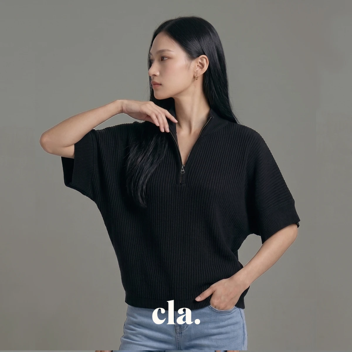 Clarissa Half Zip